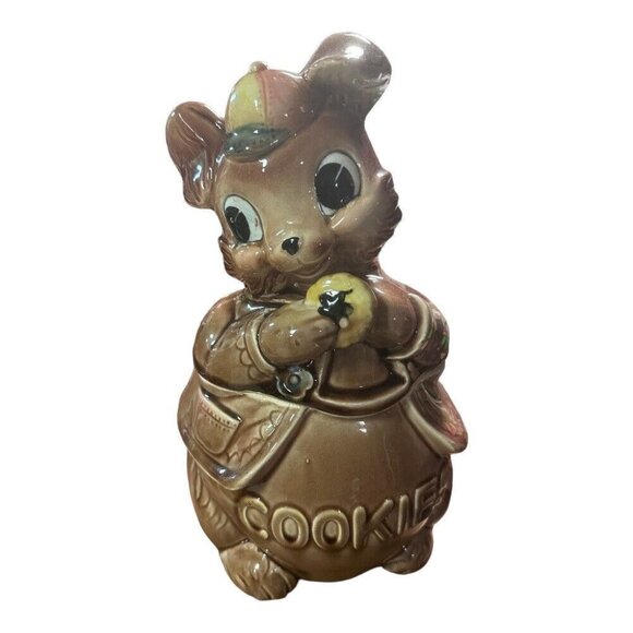 Royal Sealy Bunny Rabbit Cookie Jar Japan VINTAGE 1950's